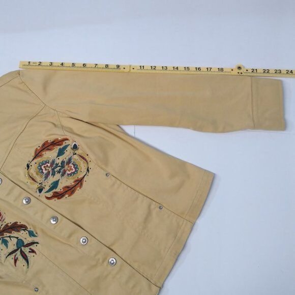 A.M.I. RARE One-Of-A-Kind Customized Embroidered Swarovski Rhinestone Med Jacket - Picture 10 of 14